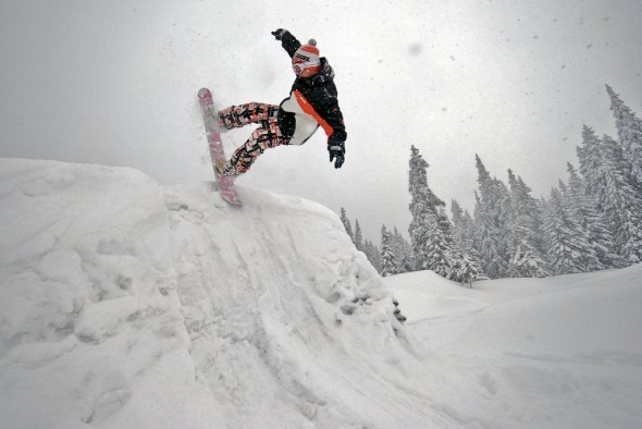 snowboard di carta da parati