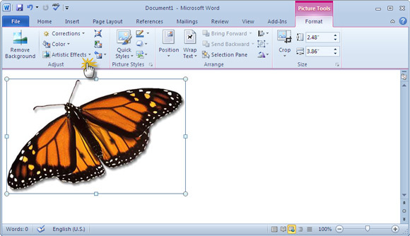 screenshot di microsoft word