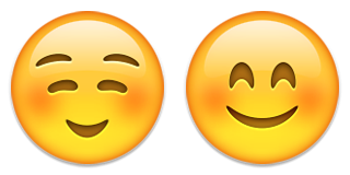 Emoticon emoji di smiley