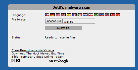 scanner per virus web