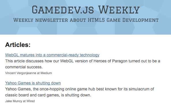 gamedev-js programmazione-newsletter-