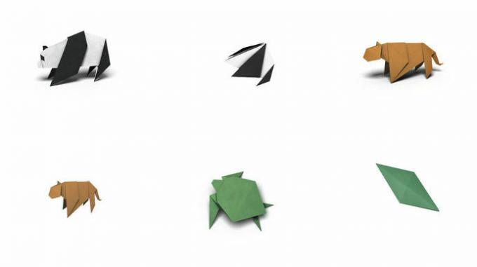 Pacchetto adesivi iMessage WWF Origami