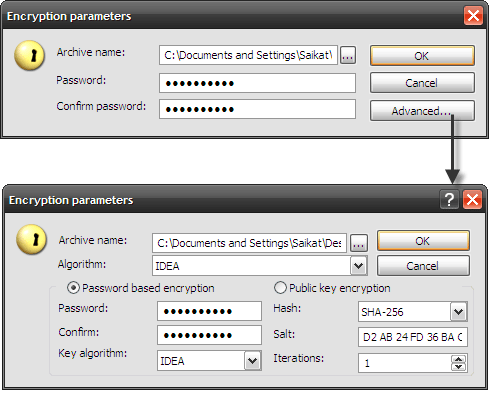 BCArchive - Crea rapidamente file compressi con crittografia password rivestita di ferro BCArchive02