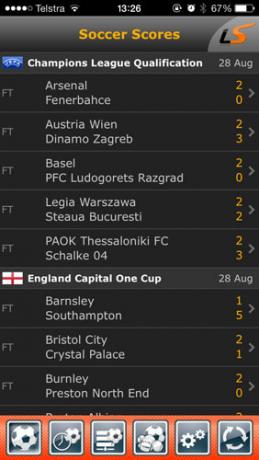 Le uniche app che devi seguire 2013/14 Football sul tuo iPhone livescore2