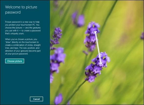 cambia la password di windows 8