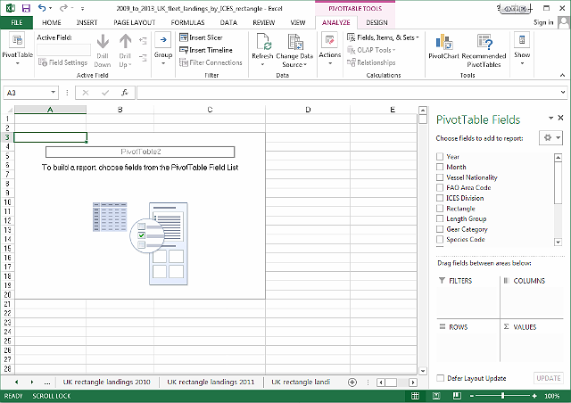 Tabella pivot Excel 2013