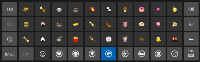 tastiera emoji windows 10