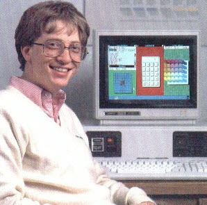 The History Of Microsoft Technology [INFOGRAPHIC] billgates