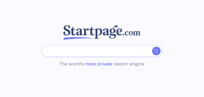 I 5 migliori motori di ricerca privati ​​che rispettano i tuoi dati Pagina iniziale di ricerca privata