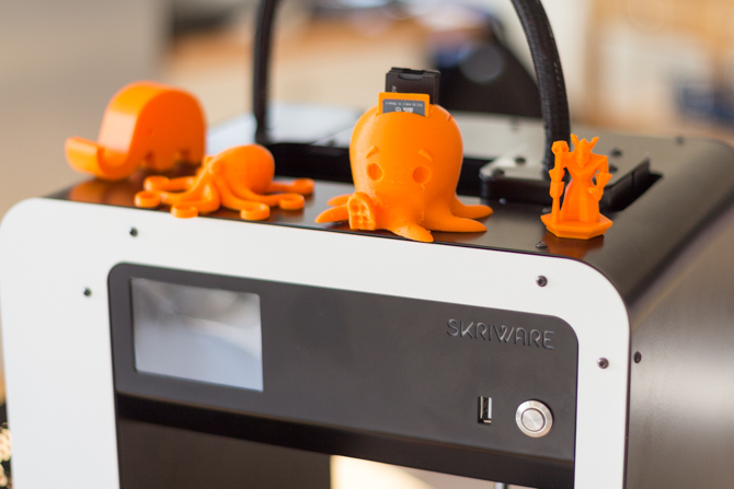 Skriware 3D Printer Review stampe campione skriware