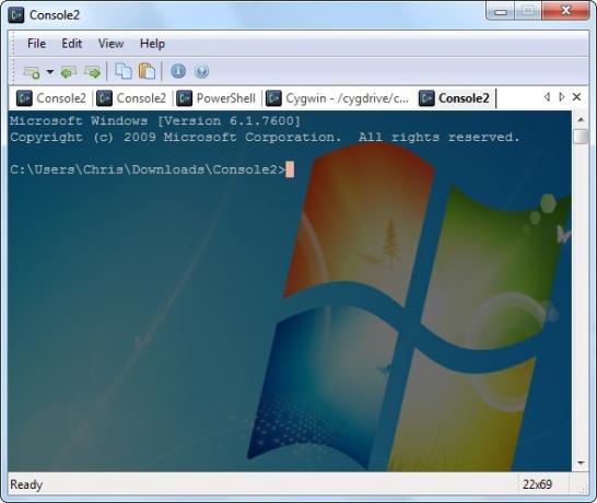 Malato del vecchio prompt dei comandi in Windows 7? Aggiorna alla schermata della console 11