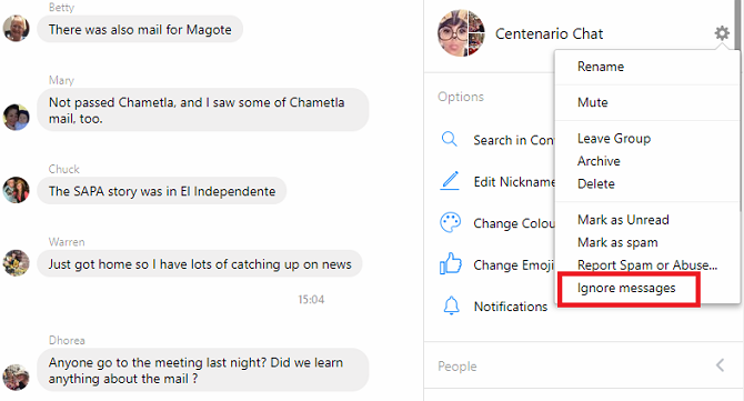 Come spostare le conversazioni tra le caselle di posta su Facebook Messenger messenger sposta messaggio inbox 670x361