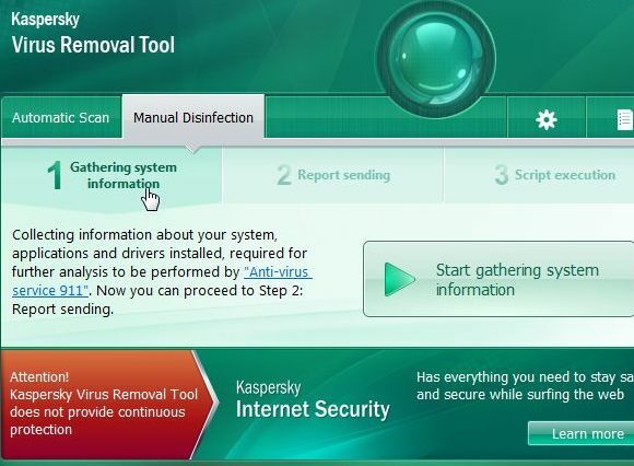 Controlla il tuo PC velocemente e gratuitamente con lo scanner Kaspersky Virus Removal Tool7