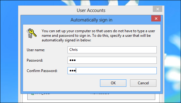 ripristinare la password di Windows 8