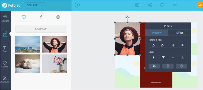 FotoJet Photo Collage Modifica