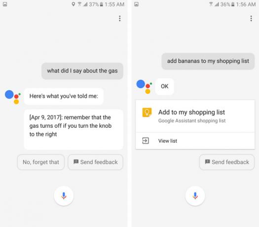 google Assistant promemoria lista della spesa