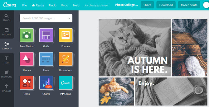 Canva Photo Collage Elements