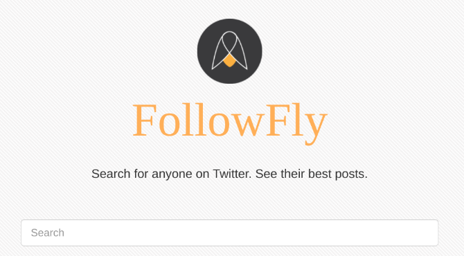 FollowFly trova i tweet di qualsiasi utente di Twitter con il maggior numero di retweet o Mi piace nell'ultimo anno