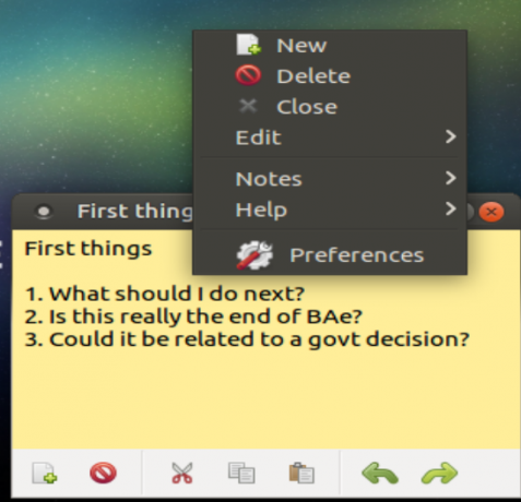 5 piccole note adesive utili per Linux muo linux stickynotes xpad