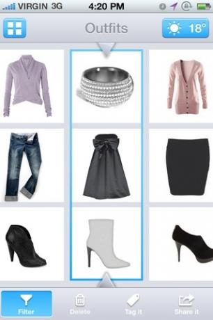 123DressMe: crea un guardaroba virtuale dei tuoi vestiti sulle tute del telefono