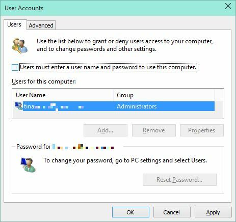 Account utente di Windows 10