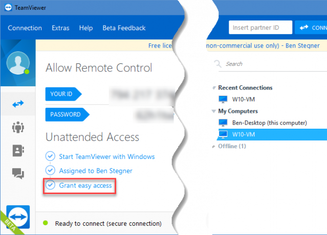 Come configurare TeamViewer per accedere al PC da qualsiasi luogo Elenco dei computer di TeamViewer Easy Access