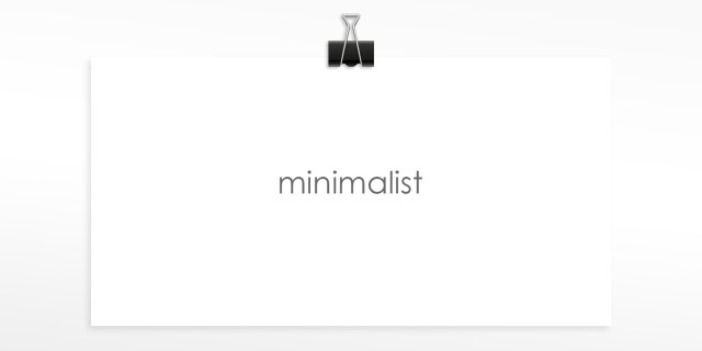 minimalista