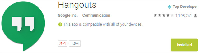 Hangout di Google