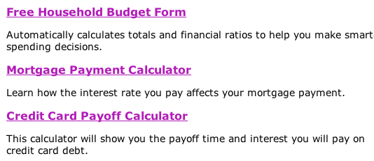 calcolatrice gratuita del budget domestico