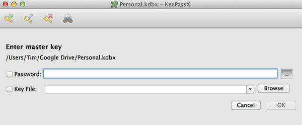 KeePassX e MiniKeePass: una soluzione password iOS e Mac OS X gratuita e sicura open kp db