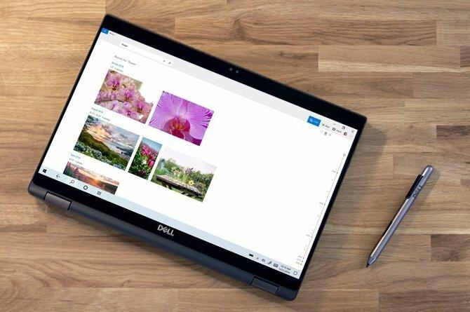 Windows 10 su un laptop convertibile Dell