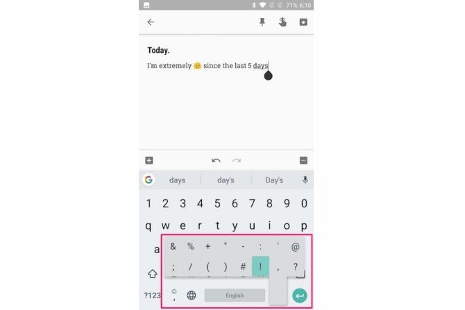 i suggerimenti di gboard digitano più velocemente