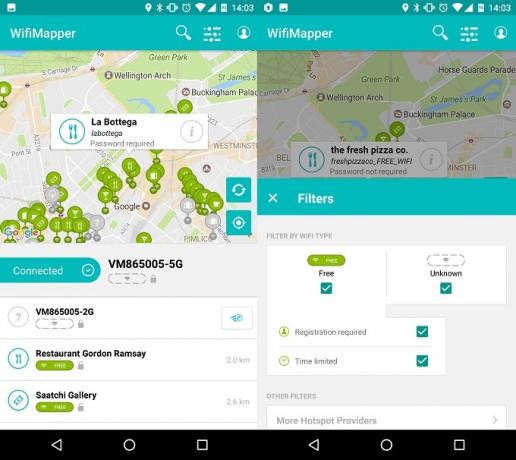 Migliora il tuo segnale Wi-Fi a casa e fuori con queste app Android WifiMapper Screenshot One