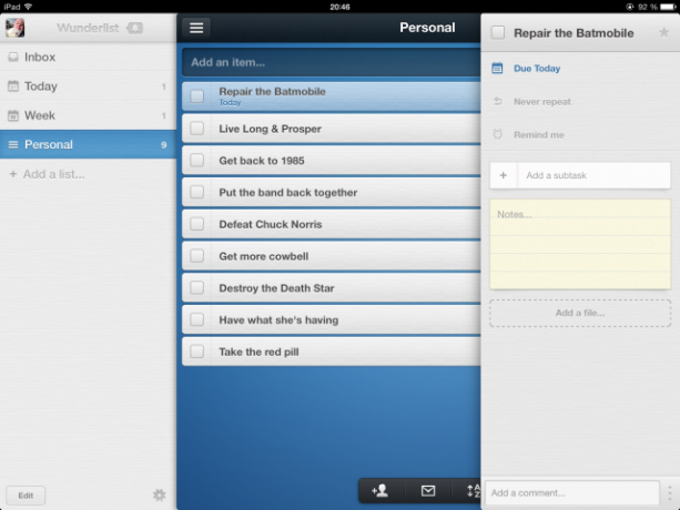 Wunderlist è un'alternativa avvincente ai semplici vecchi promemoria iOS wunderlist11