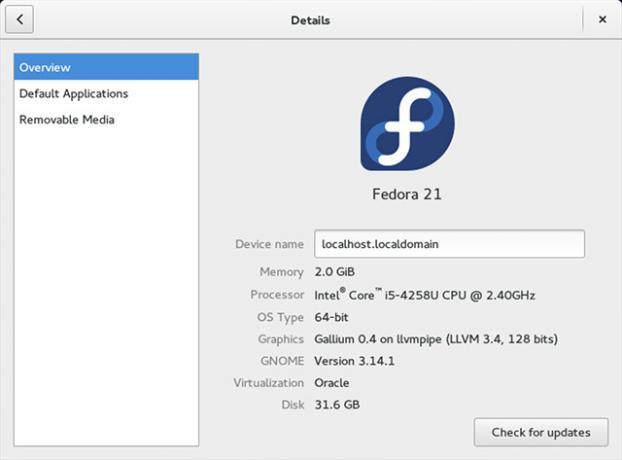 fedora21-versione