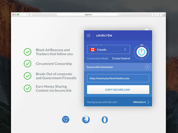 Come proteggere la privacy di Internet con Windscribe VPN windscribe 1