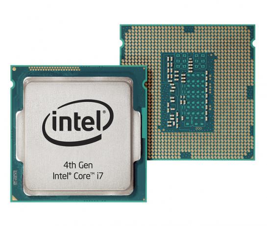 Processore Intel® Core ™ i7 di quarta generazione anteriore e posteriore