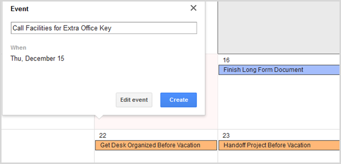 google calendar imposta obiettivi web