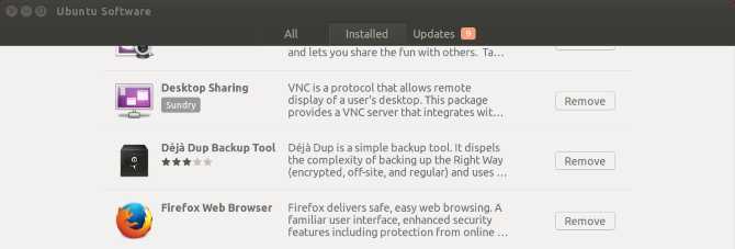 App installate su Ubuntu