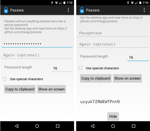 AndroidPasswordGenerator-Passera