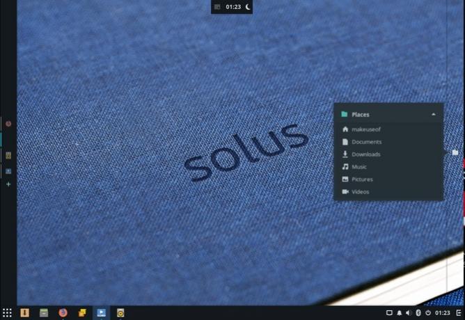 solus panel linux