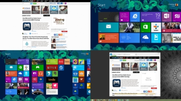 schermata iniziale di Windows 8