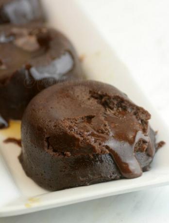 vaso istantaneo per torta di lava al cioccolato