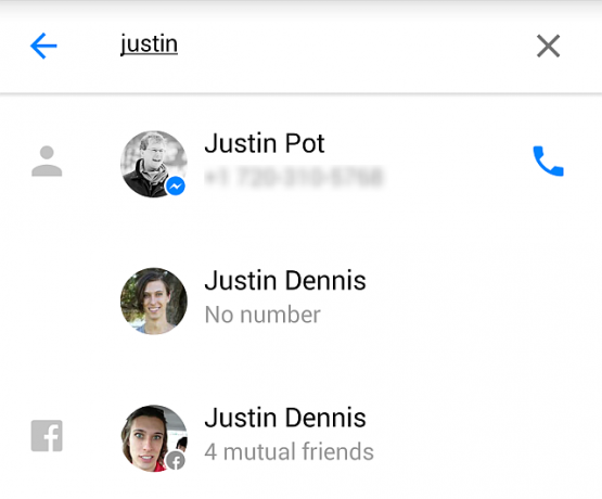 contatti Facebook-Ciao-Caller-ID-Dialer-App-Android-ricerca-per-