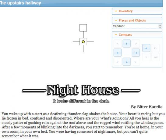 Giochi testuali - Night House