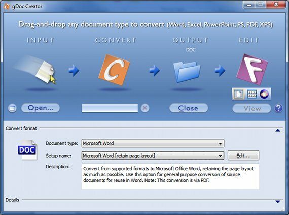 converti pdf in word