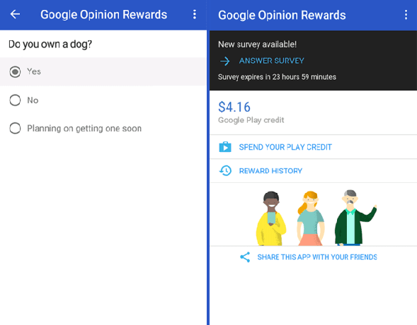 Google Opinion Rewards