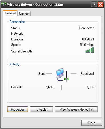 connessione wireless debole