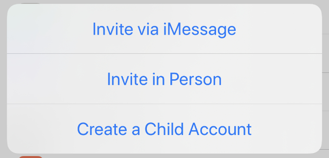 Crea un account figlio per la condivisione della famiglia su iPhone