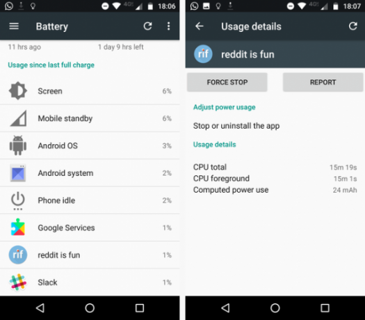 app batteria Android